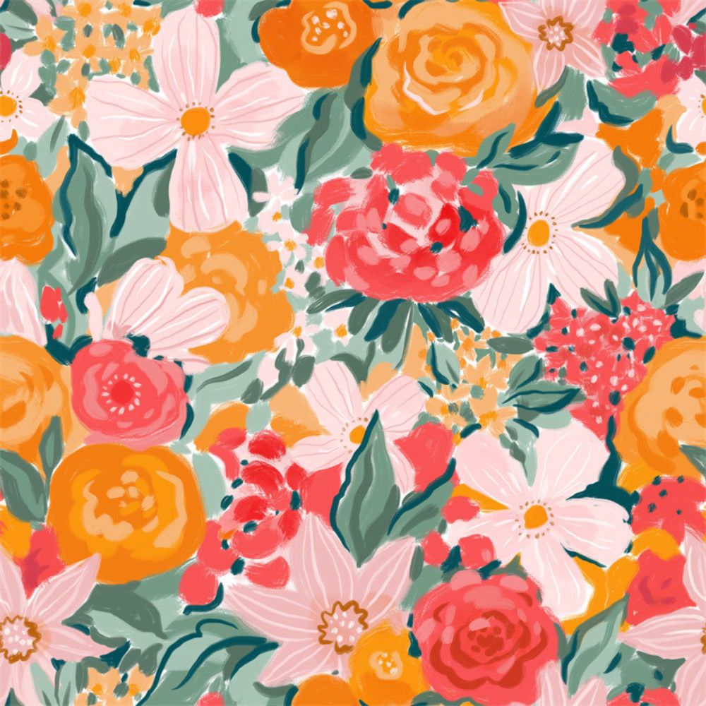 Flower Garden No.2 Art Painting Poster