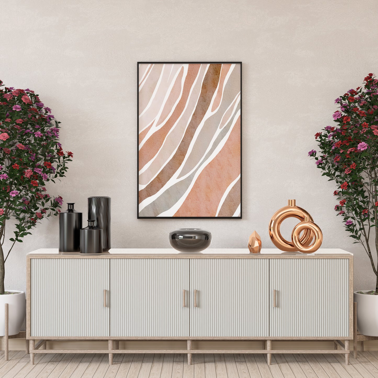 Morandi Sun & Beach No.2 Minimalist Art Poster