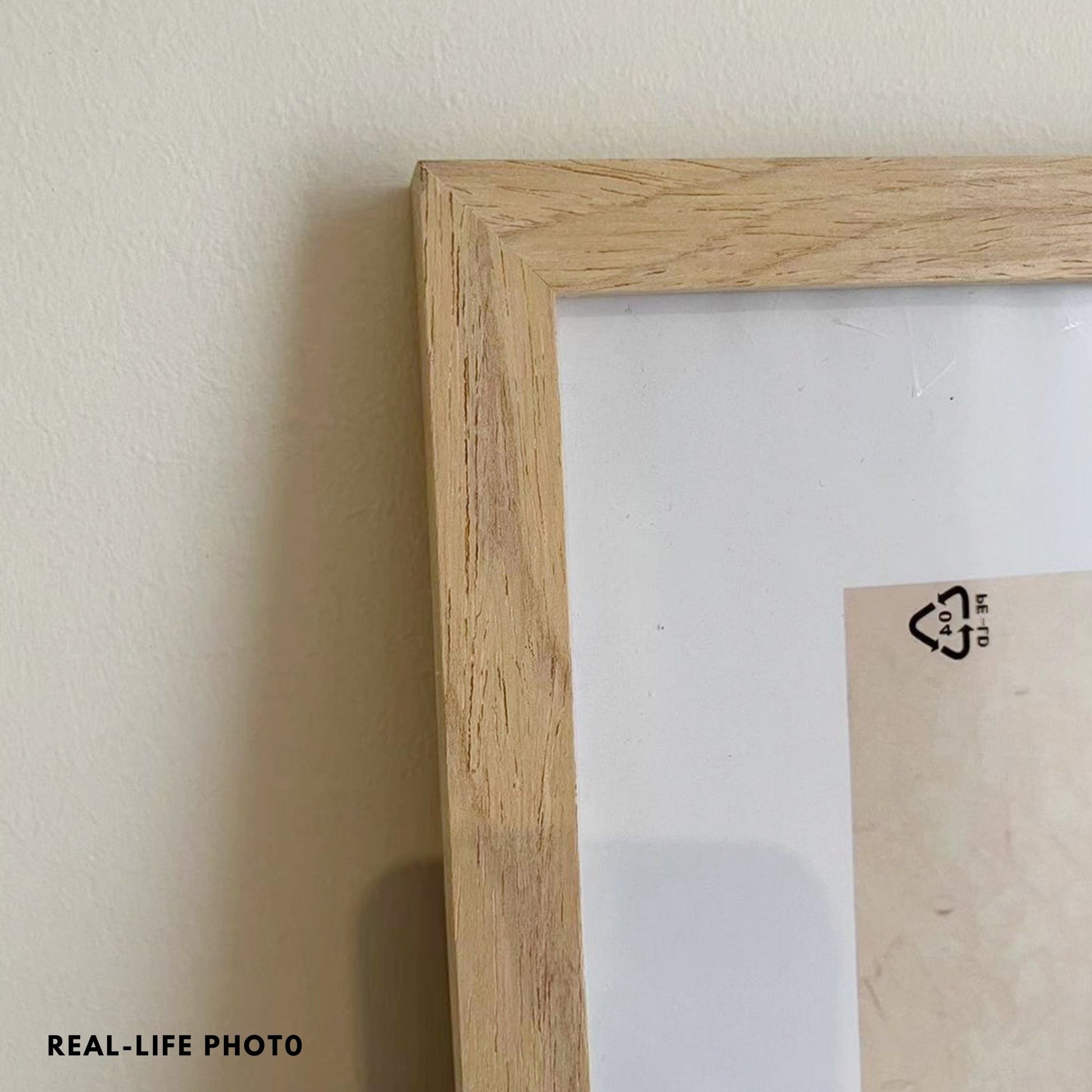 Square Wood Oak Photo Frame 24 inch 60x60cm