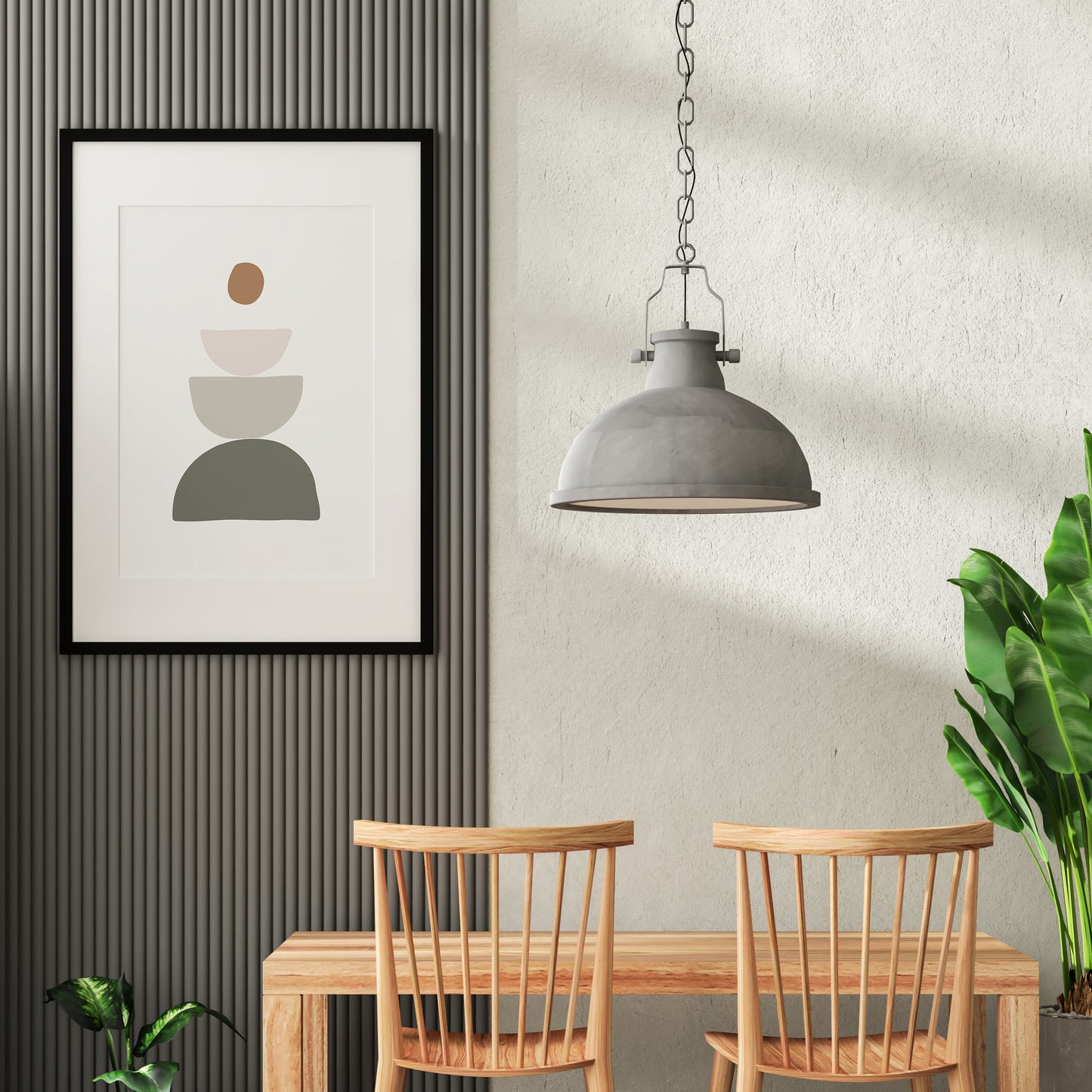 Soft Colored Shapes Abstract No.2 Minimalist Art Poster
