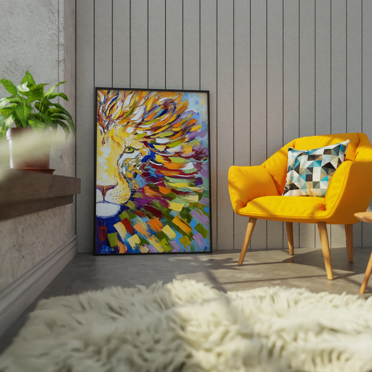 Tiger Wall art poster Oil painting Art Poster