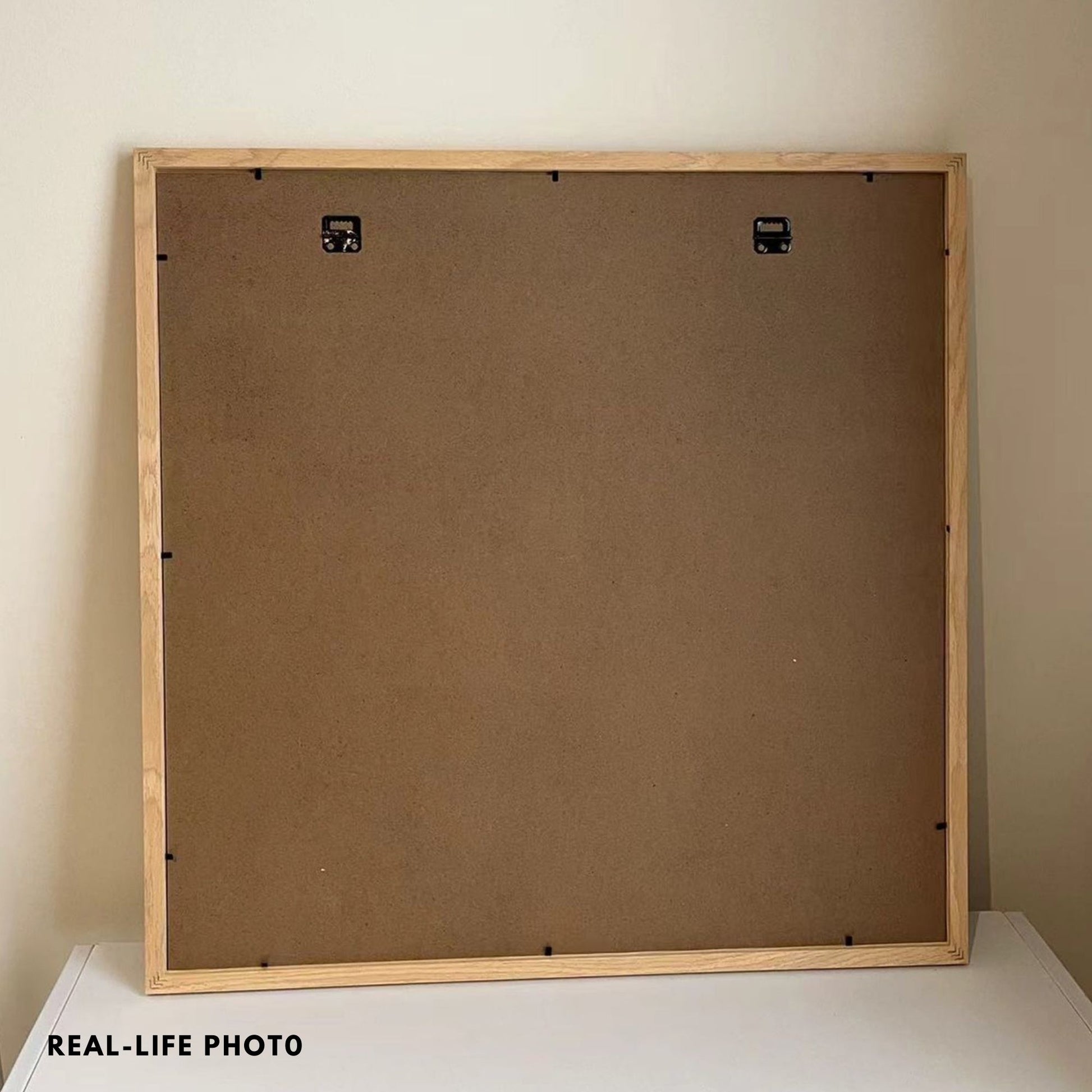 Square Wood Oak Photo Frame 24 inch 60x60cm