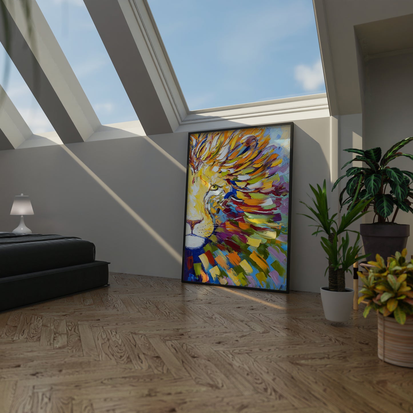 Tiger Wall art poster Oil painting Art Poster
