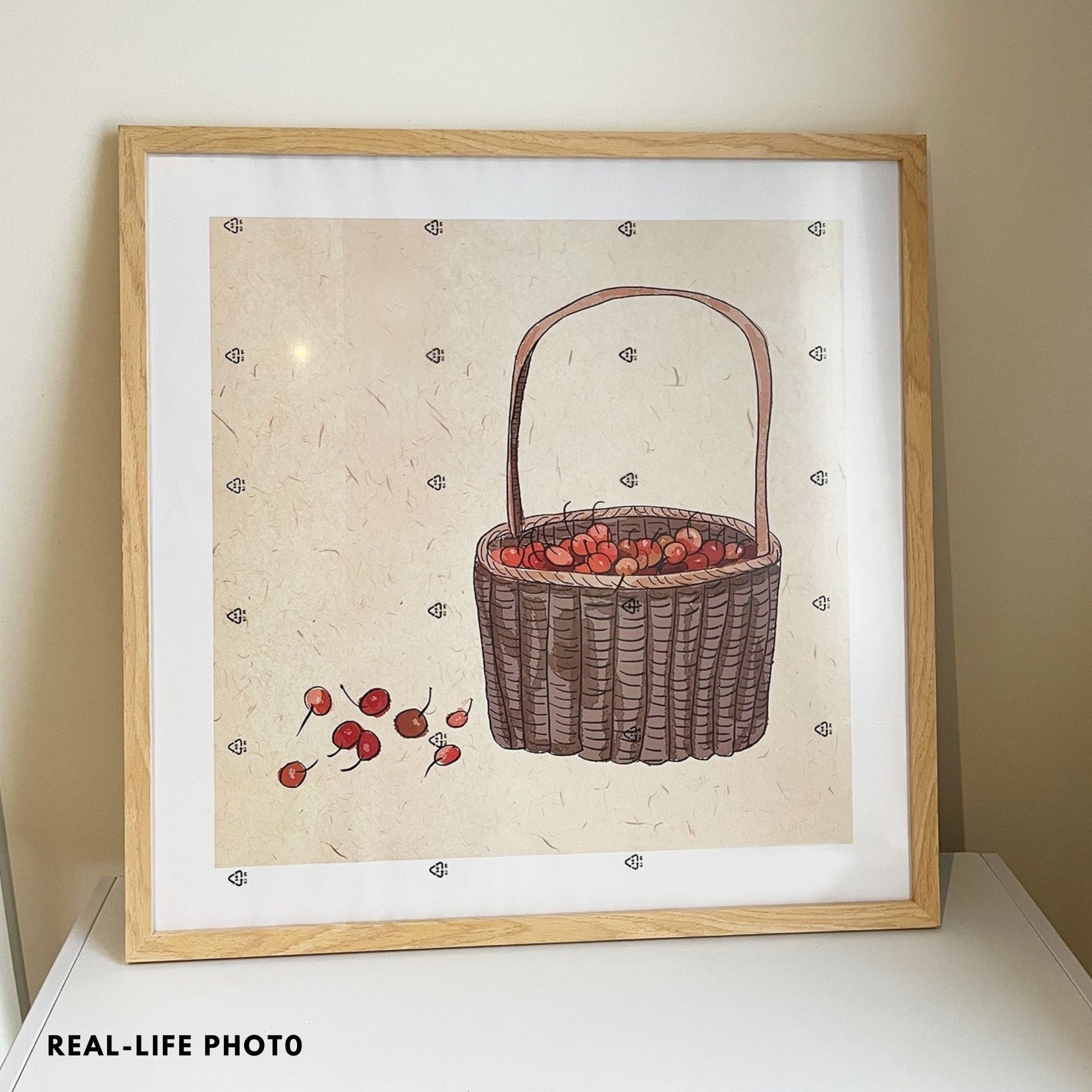 Square Wood Oak Photo Frame 24 inch 60x60cm