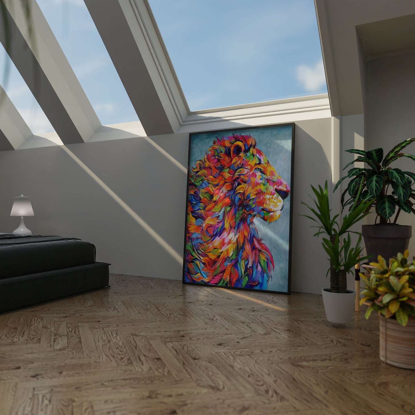 Tiger Wall art poster Oil painting Art Print Poster