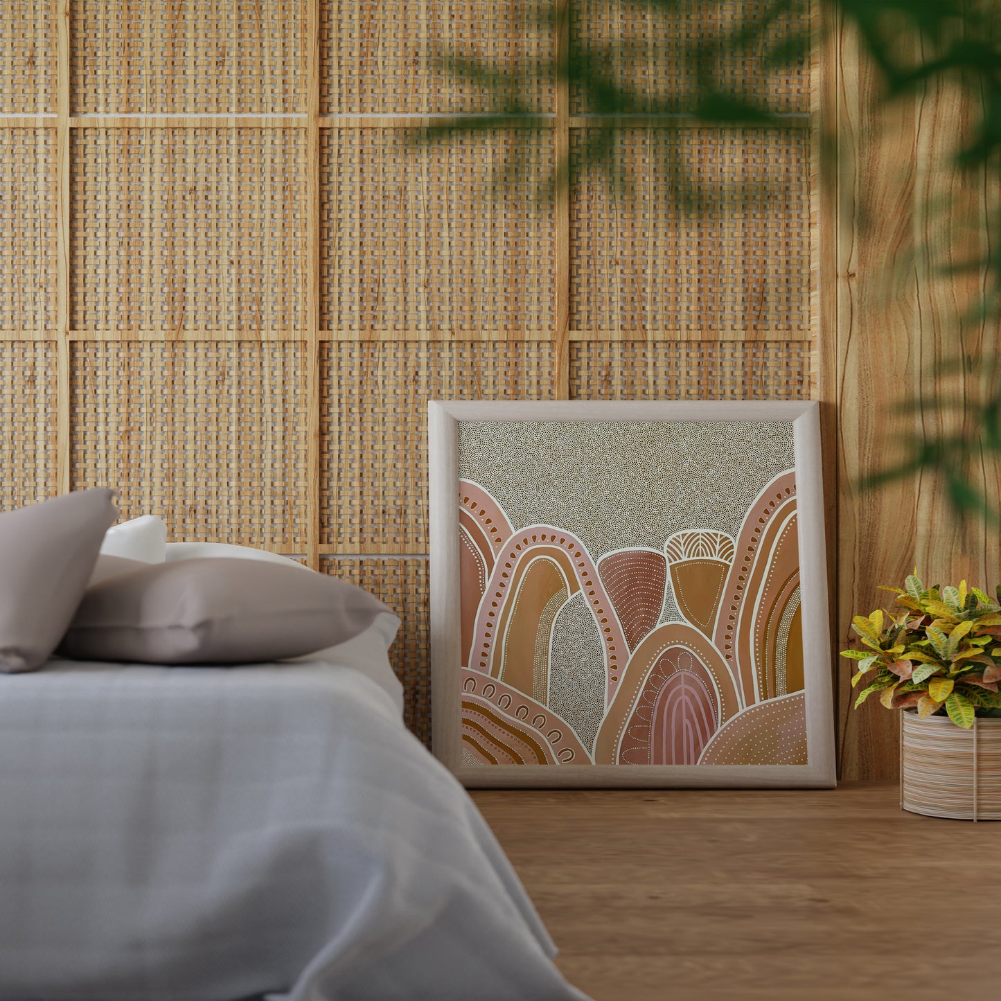 THE HILLS - Aboriginal Art Poster