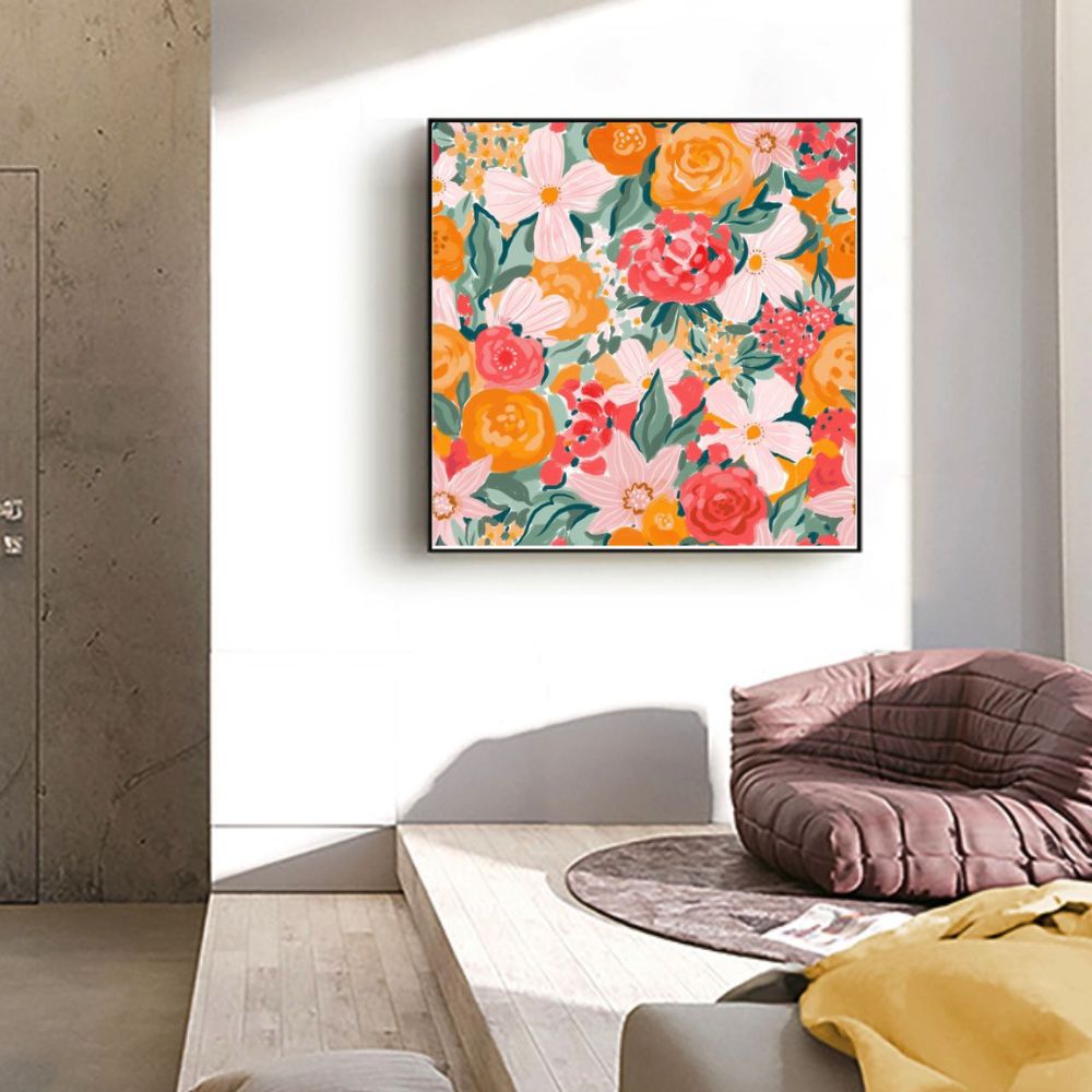 Flower Garden No.2 Art Painting Poster