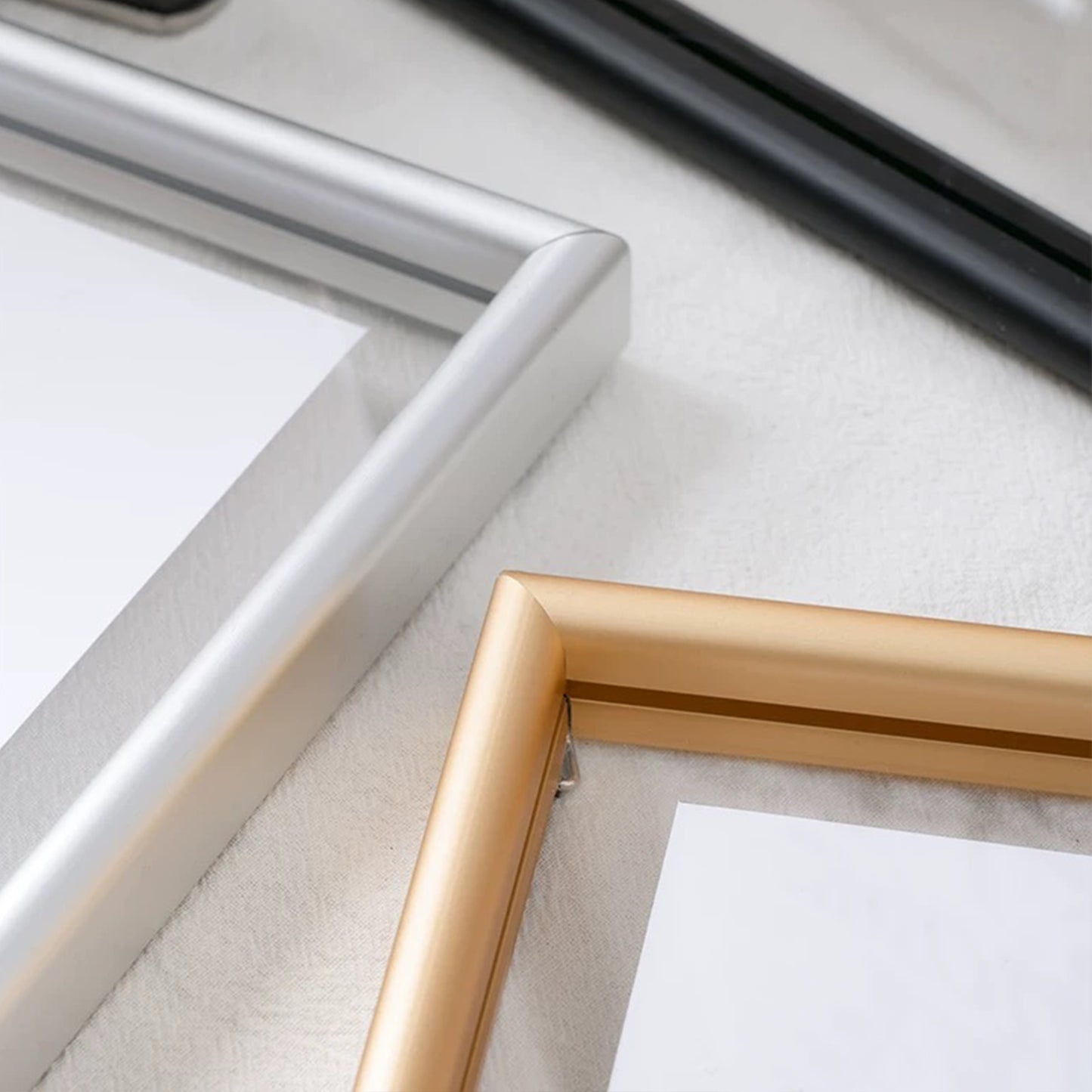 A3 Silver Aluminium Alloy Transparent Frame Hang A Wall Picture Frame Acrylic