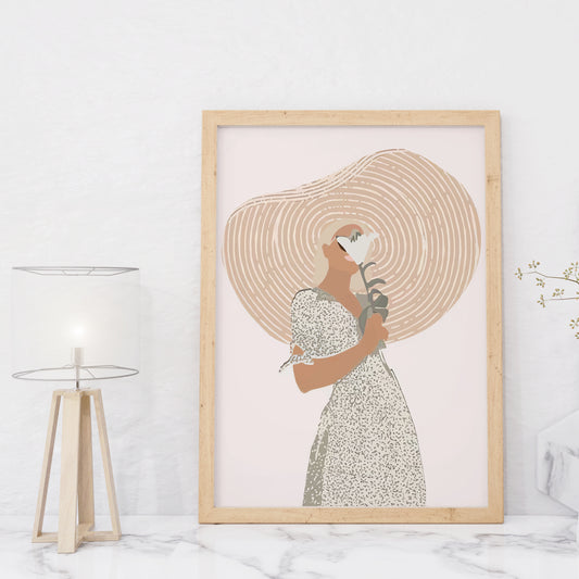 Framed Poster Art Prints Morandi Color Minimalism 16x20" 20x28" inch 40x50CM 50x70CM