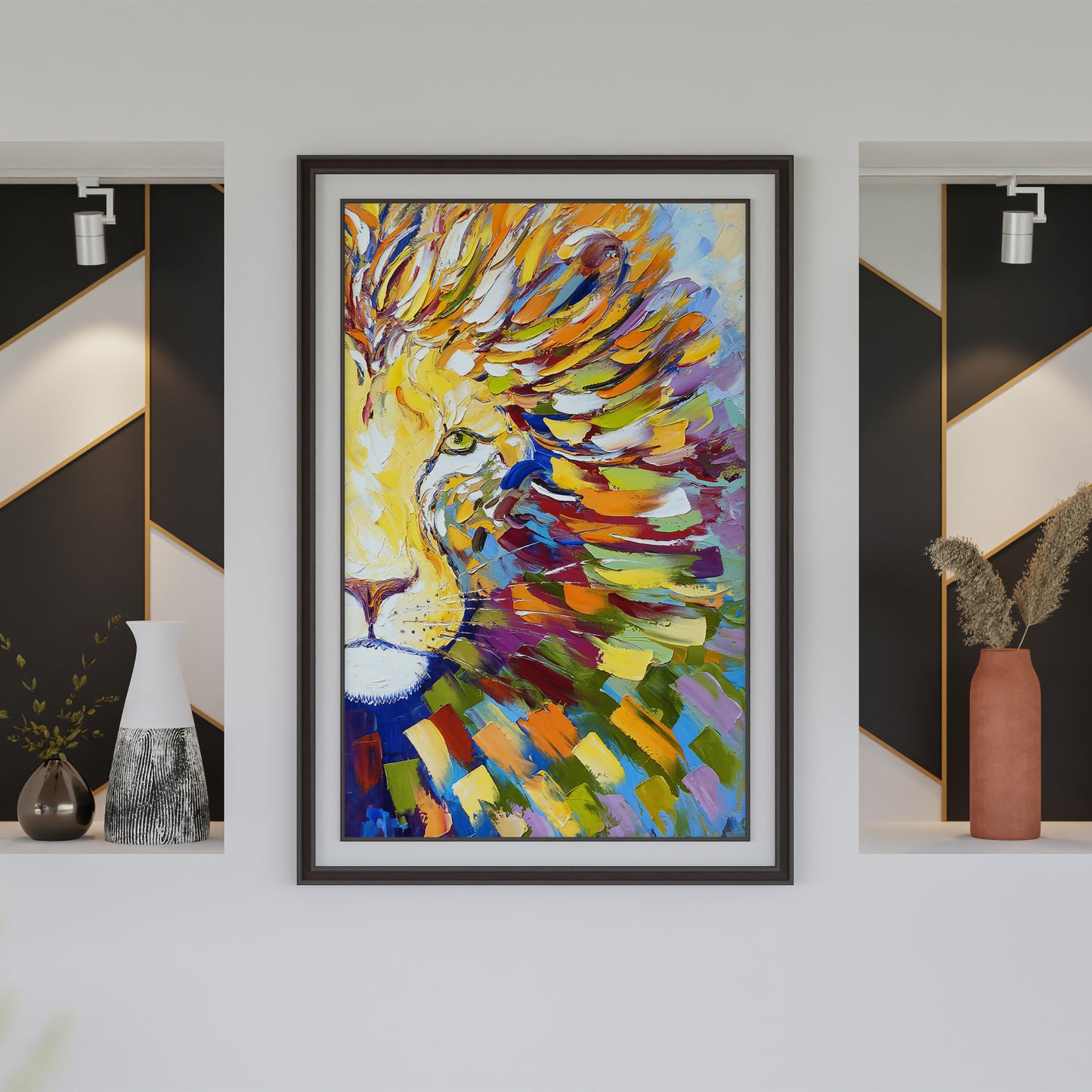 Tiger Wall art poster Oil painting Art Poster