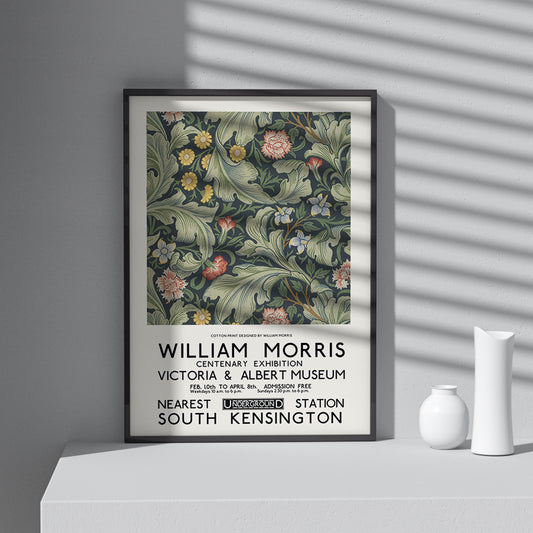 Framed Printed WILLIAM MORRIS Botanical Pattern Posters 20-inch 28-inch 40x50 50x70CM