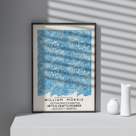 Framed Printed WILLIAM MORRIS MARIGOLD Pattern Posters 20-inch 28-inch 40x50 50x70CM