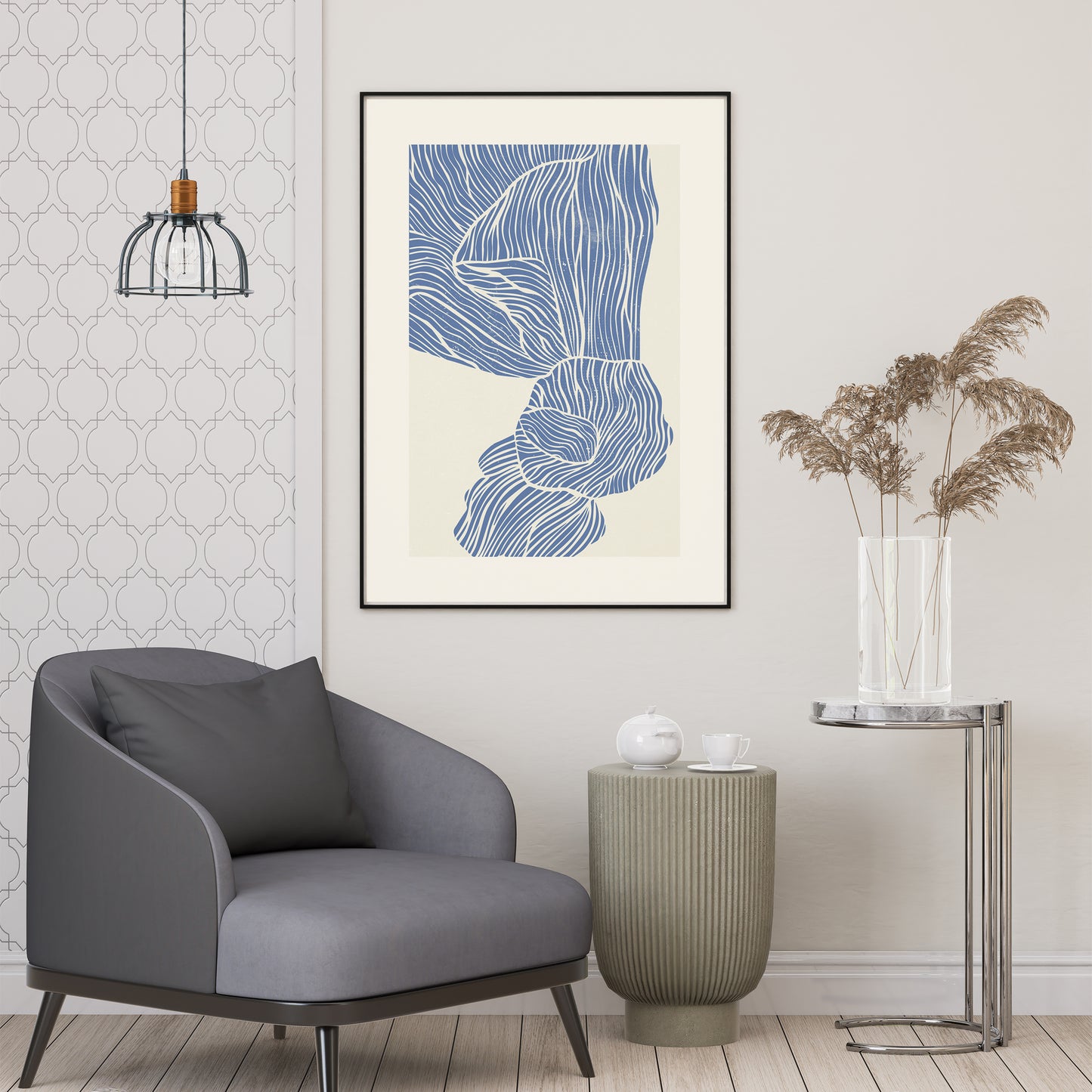 Framed Poster Art Prints Abstract Minimalist Art 16x20" 20x28" inch 40x50CM 50x70CM