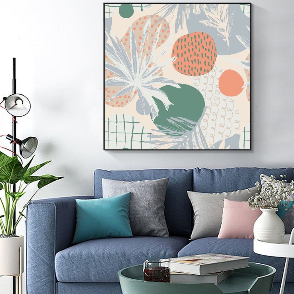 Flower Garden No.1 Art Painting Poster