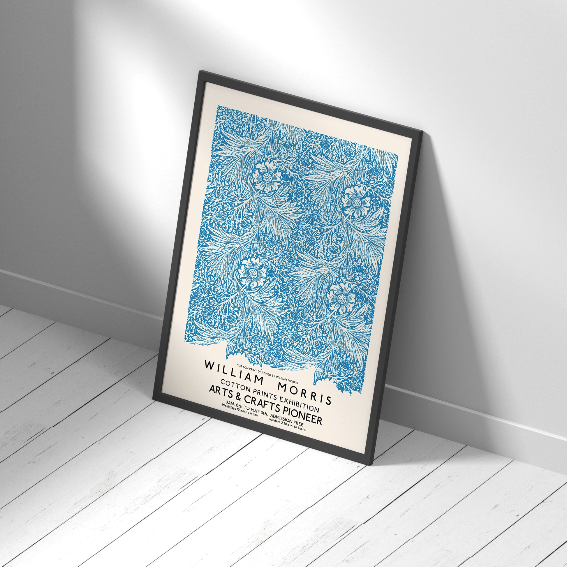 Framed Printed WILLIAM MORRIS MARIGOLD Pattern Posters 20-inch 28-inch 40x50 50x70CM