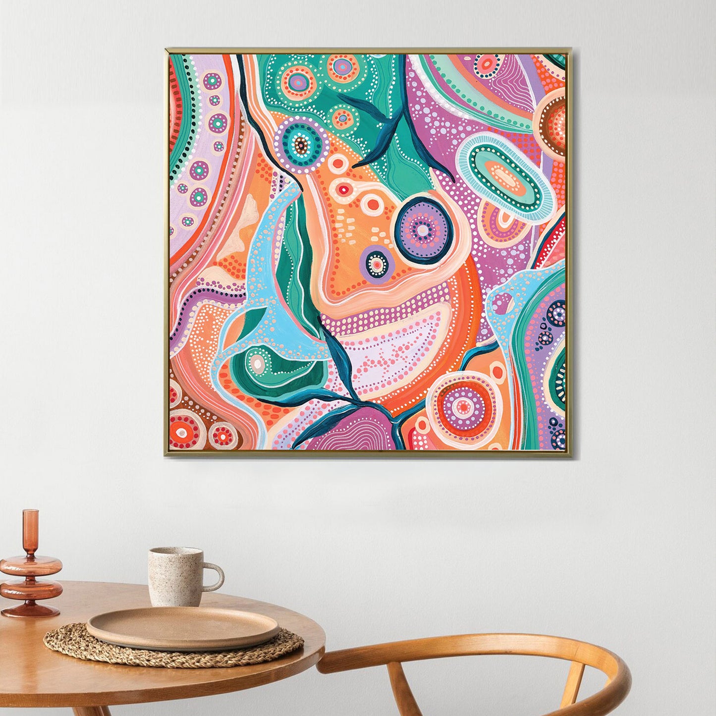 Among The Wildflowers 2 - Aboriginal Art Poster