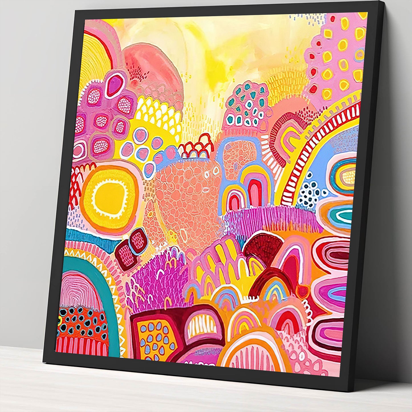 Dreaming & Gathering - Aboriginal Art Poster