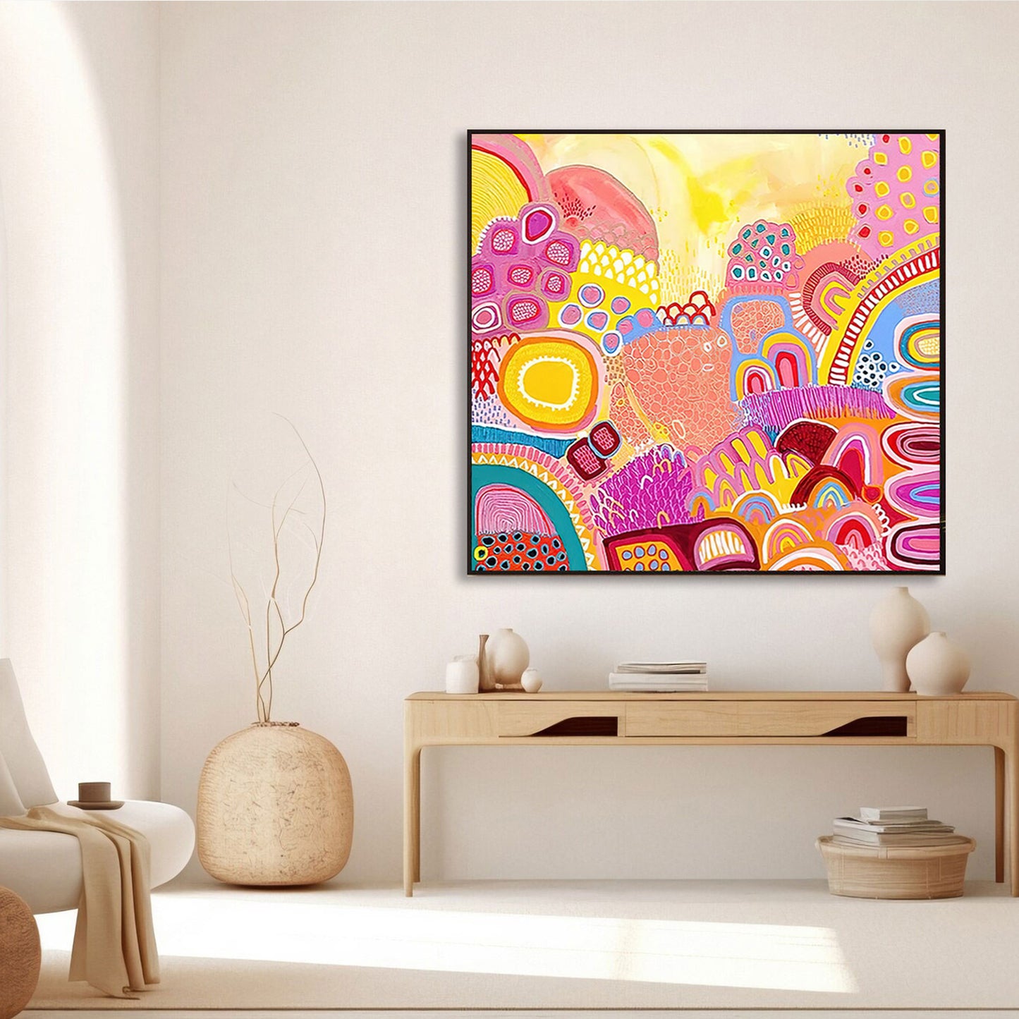 Dreaming & Gathering - Aboriginal Art Poster