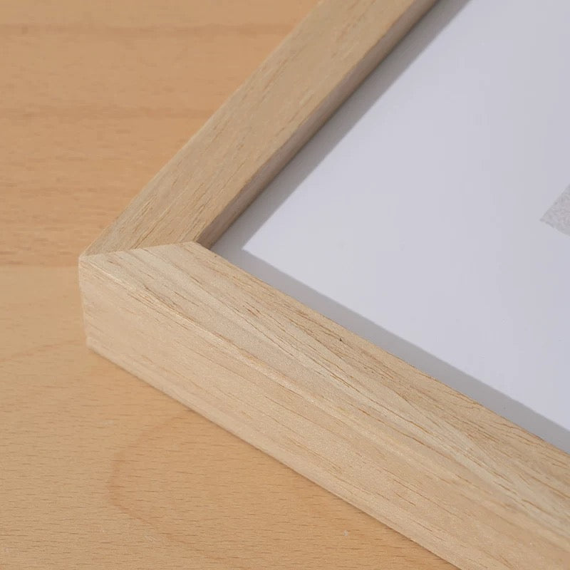 Square Wood Oak Photo Frame 24 inch 60x60cm Frame