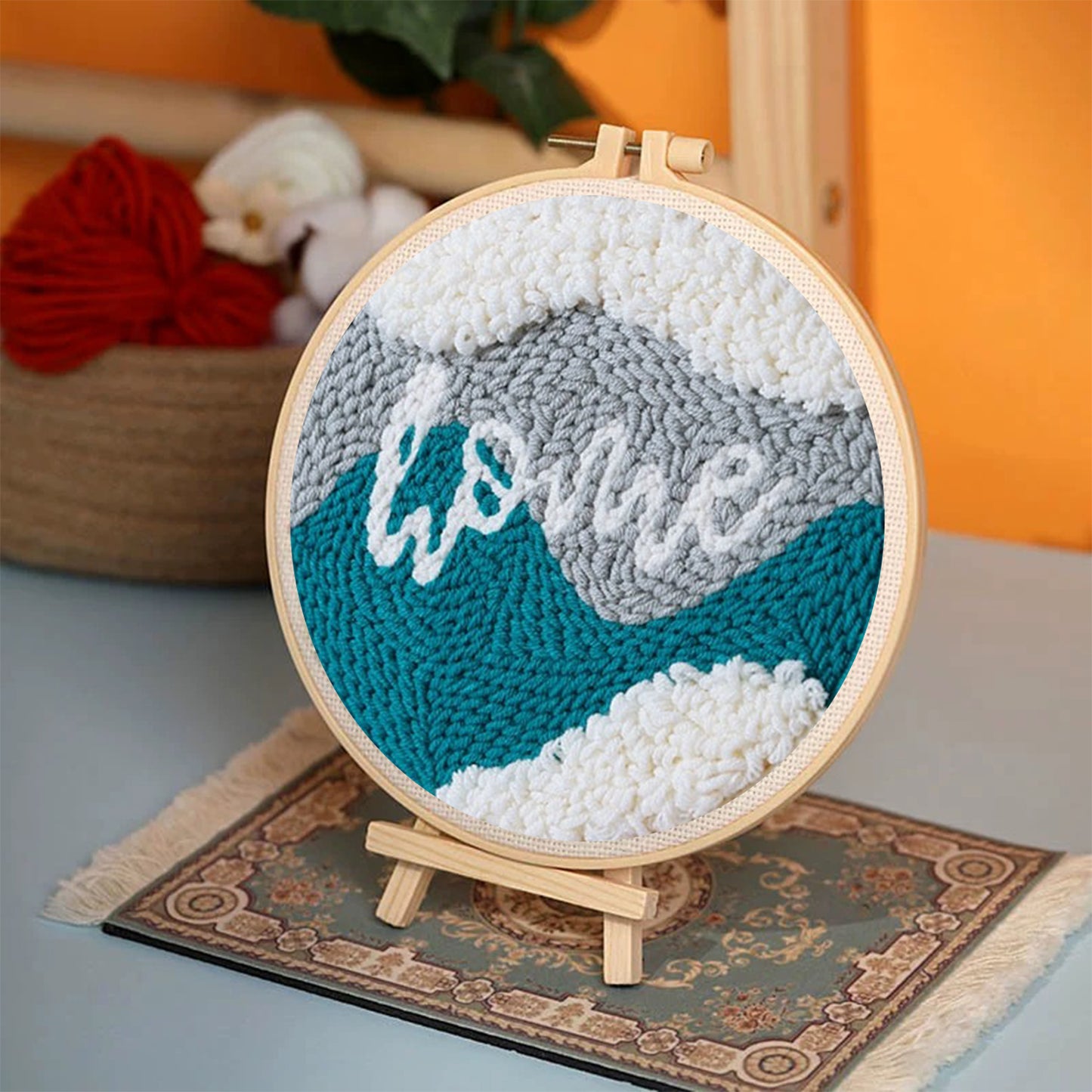 LOVE - Beginner Punch Needle Kit Embroidery Craft Kit