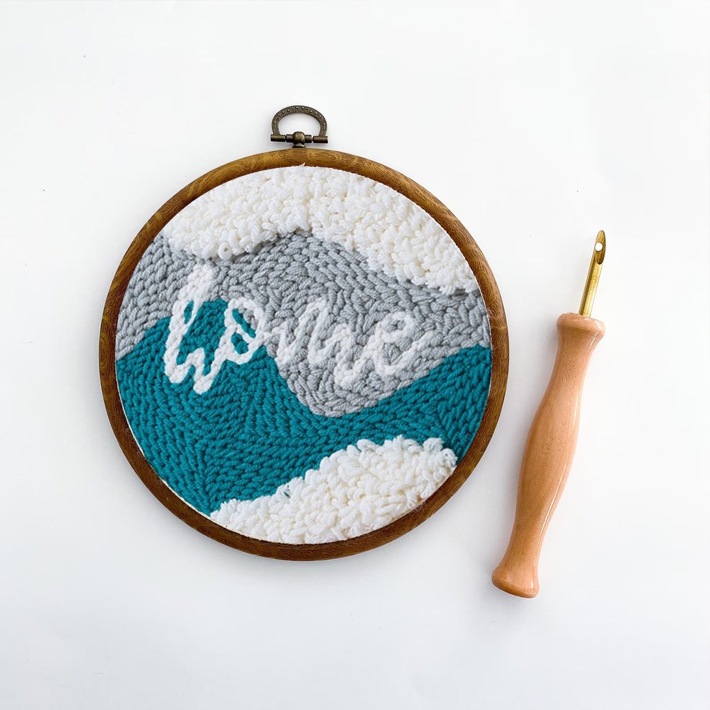 LOVE - Beginner Punch Needle Kit Embroidery Craft Kit