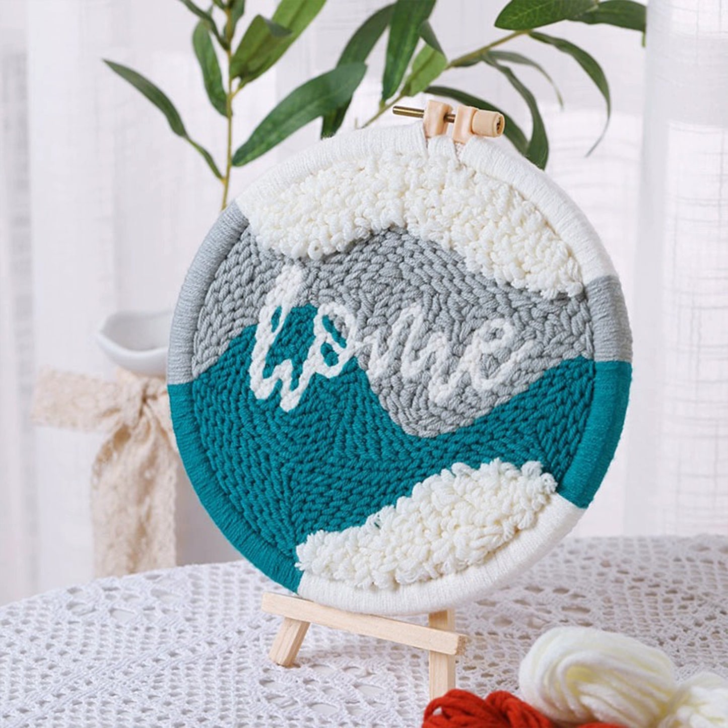 LOVE - Beginner Punch Needle Kit Embroidery Craft Kit