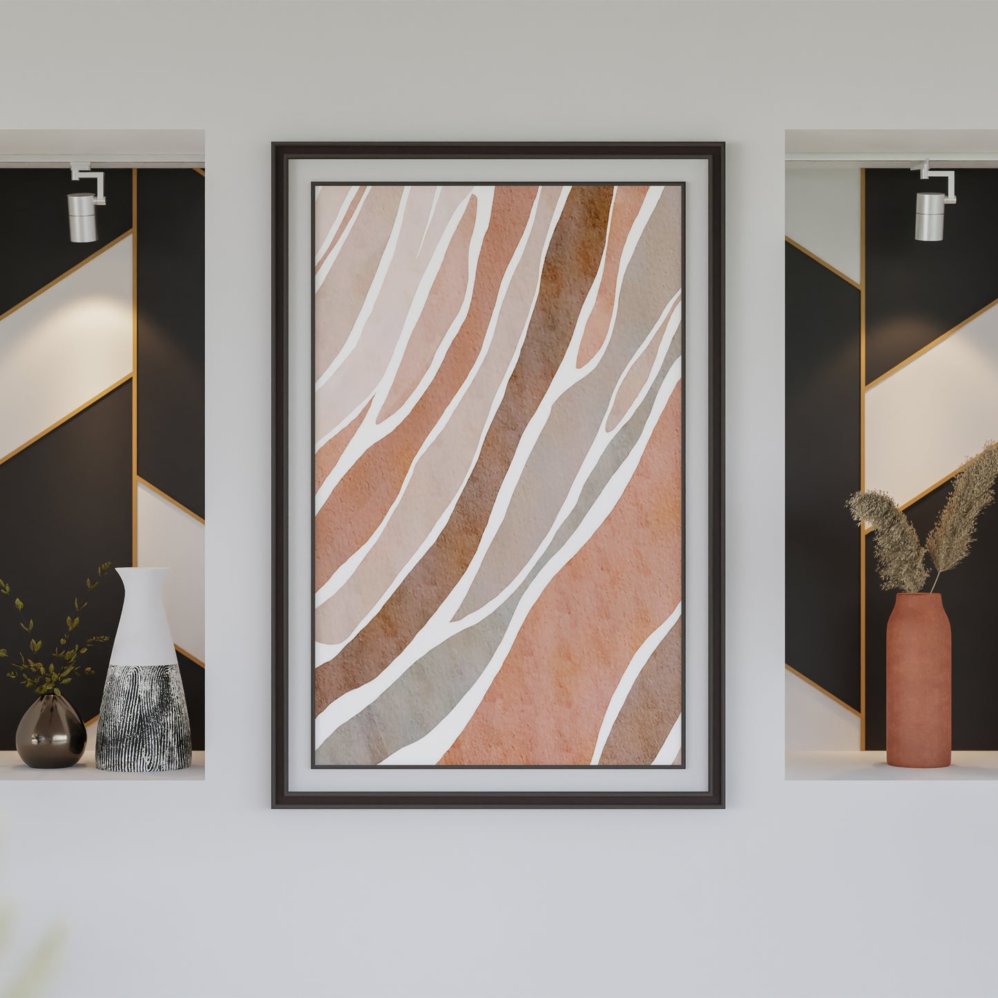 Morandi Sun & Beach No.2 Minimalist Art Poster