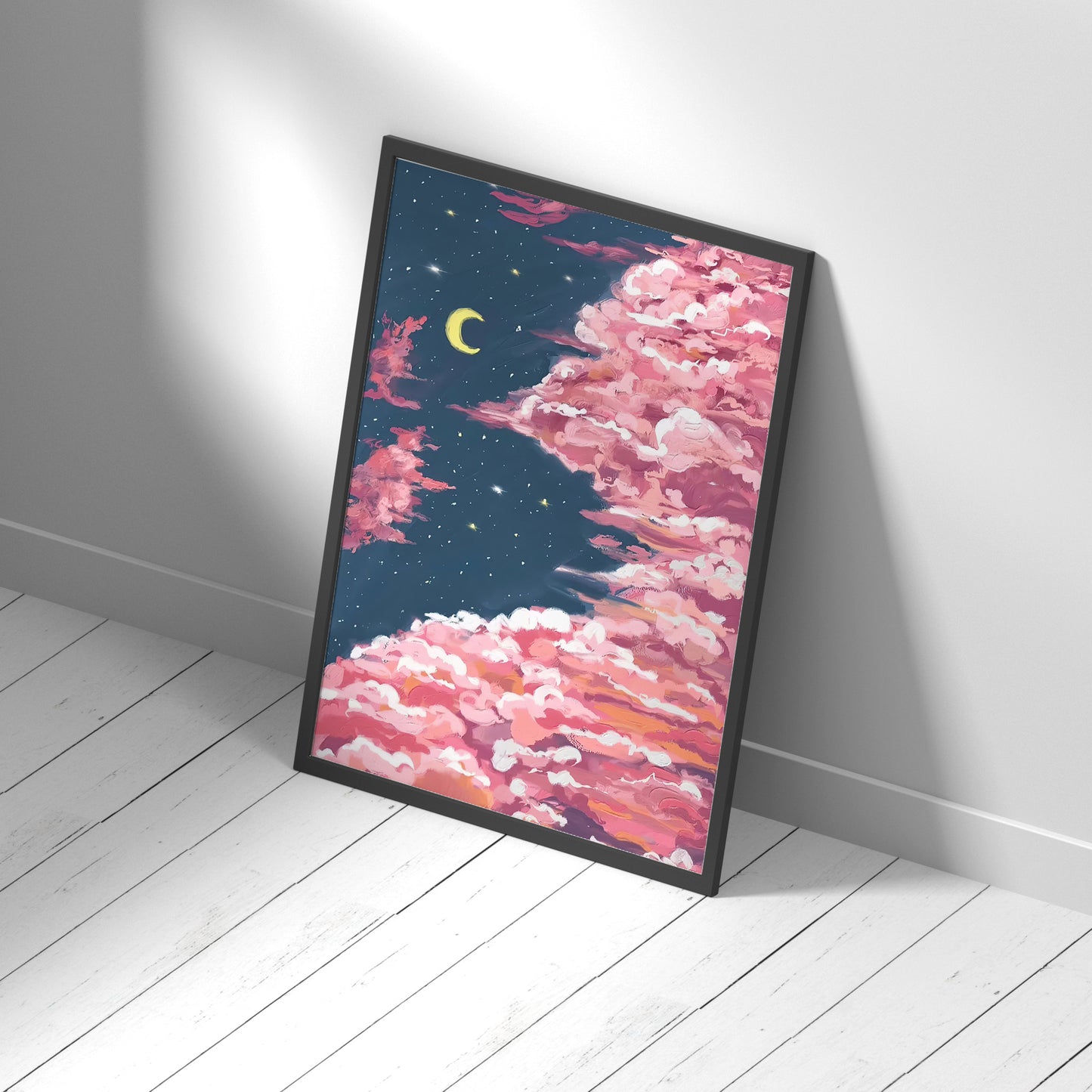 Framed Printed Wall Art Oil Painting Abstract Art Print Poster 20-inch 28-inch 40x50 50x70CM