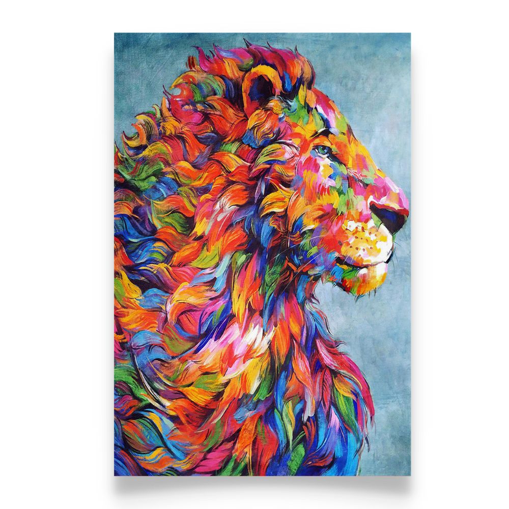 Tiger Wall art poster Oil painting Art Print Poster