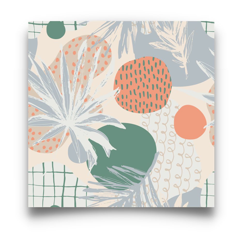 Flower Garden No.1 Art Painting Poster