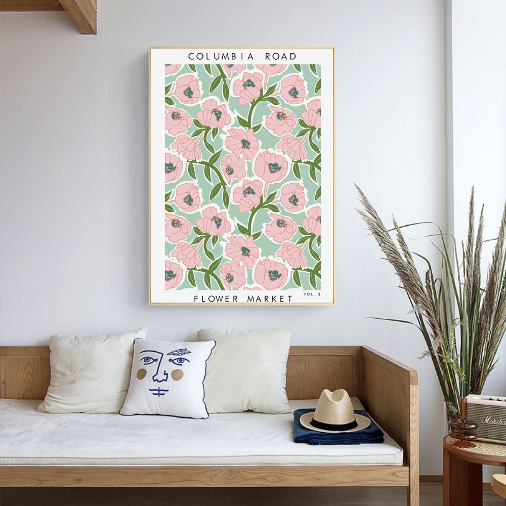 FLOWER MARKET COLUMBIA ROAD Art Print Poster