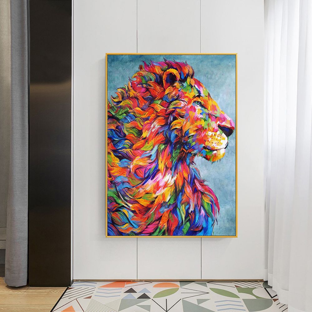 Tiger Wall art poster Oil painting Art Print Poster