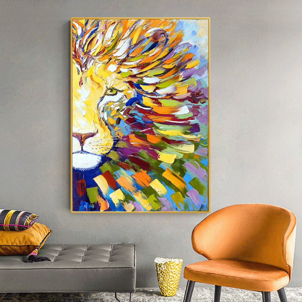 Tiger Wall art poster Oil painting Art Poster