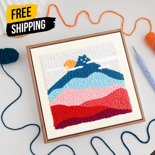 Punch Needle Kit Embroidery Craft Kit