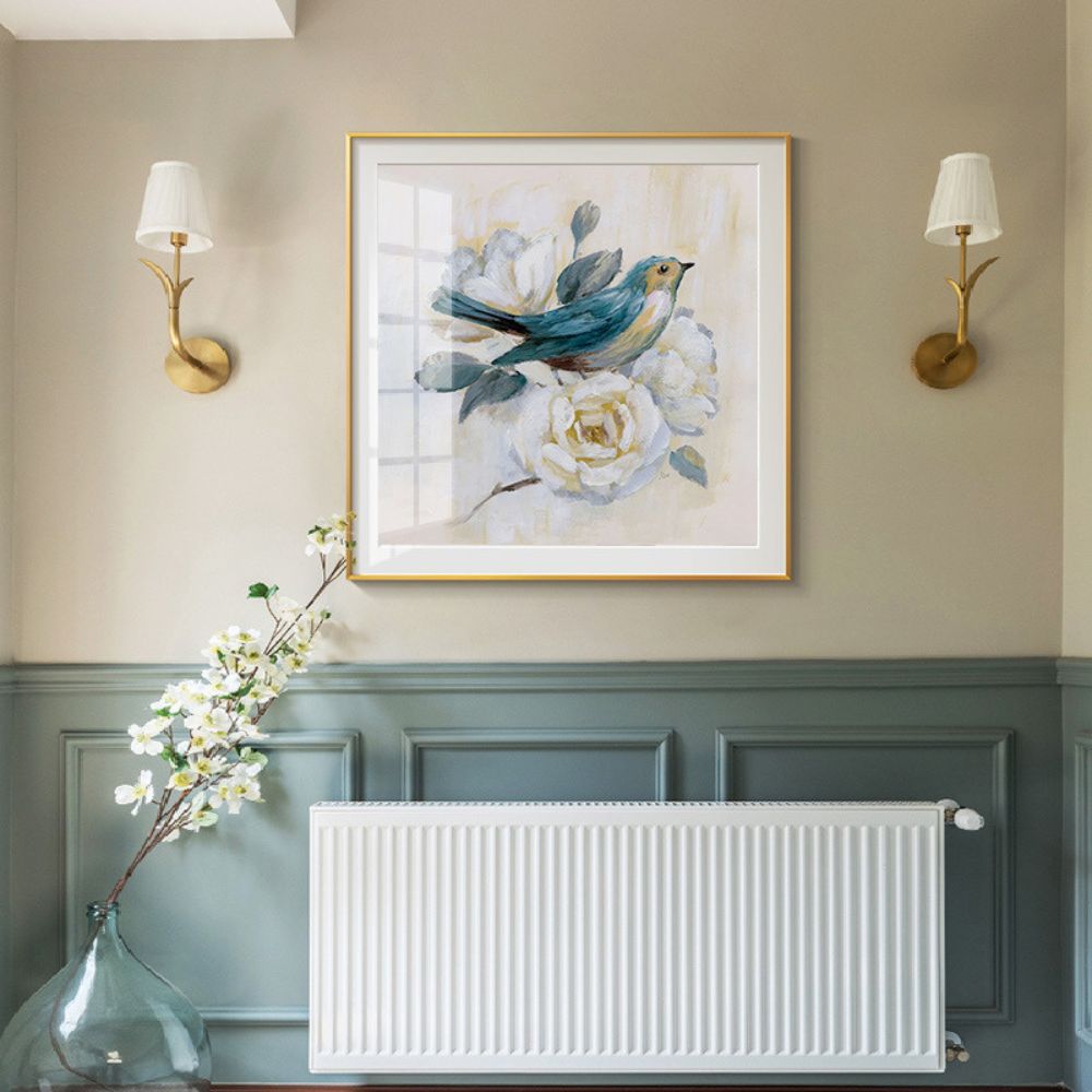 Bird and Flower No.2 Art Oil Painting Poster