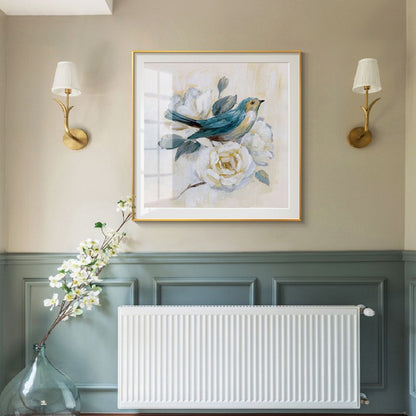 Bird and Flower No.2 Art Oil Painting Poster