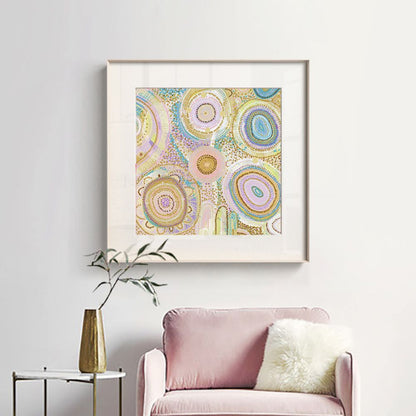 Blooming and Gathering Aboriginal Art Poster