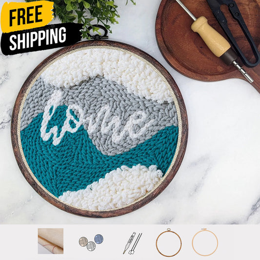 Beginner Punch Needle Kit Embroidery Craft Kit