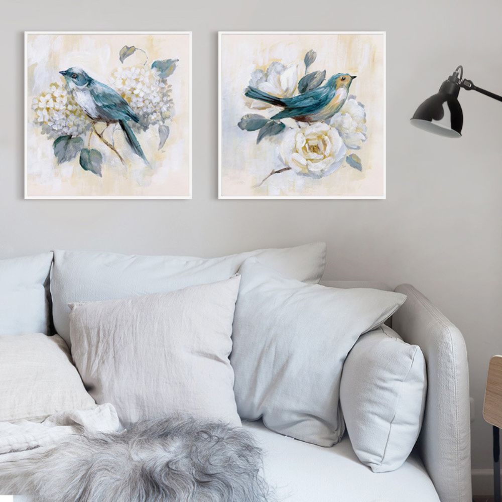 Bird and Flower No.2 Art Oil Painting Poster