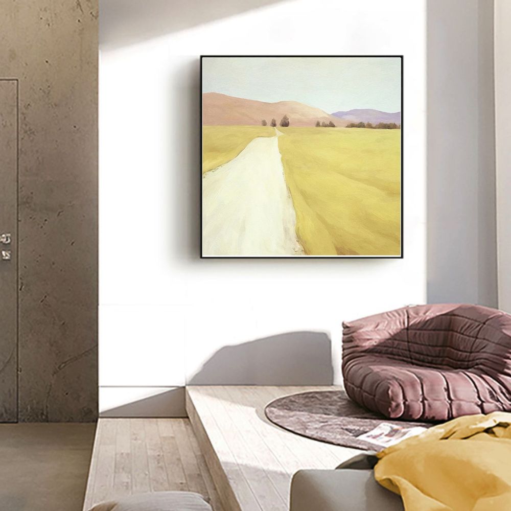 Calm Field No.2  Art Oil Painting Poster