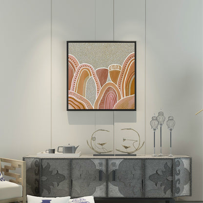 THE HILLS - Aboriginal Art Poster