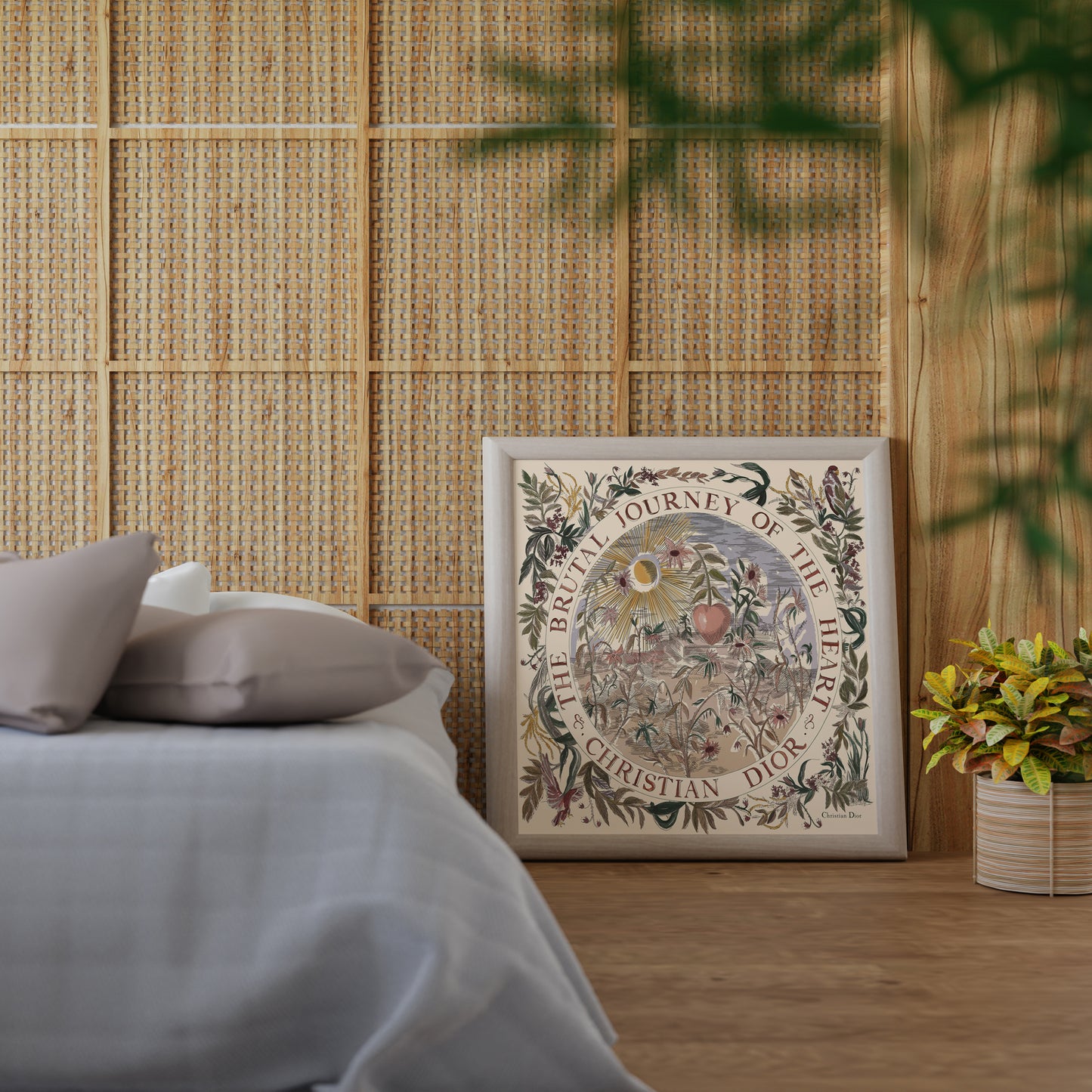 Boutique Journey Of the Hearth Scarf Dior Print Poster