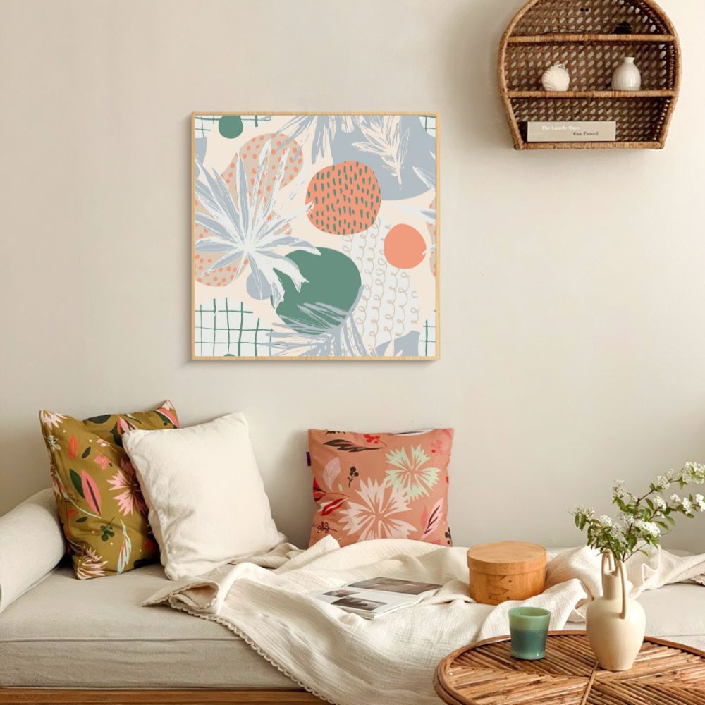 Flower Garden No.1 Art Painting Poster