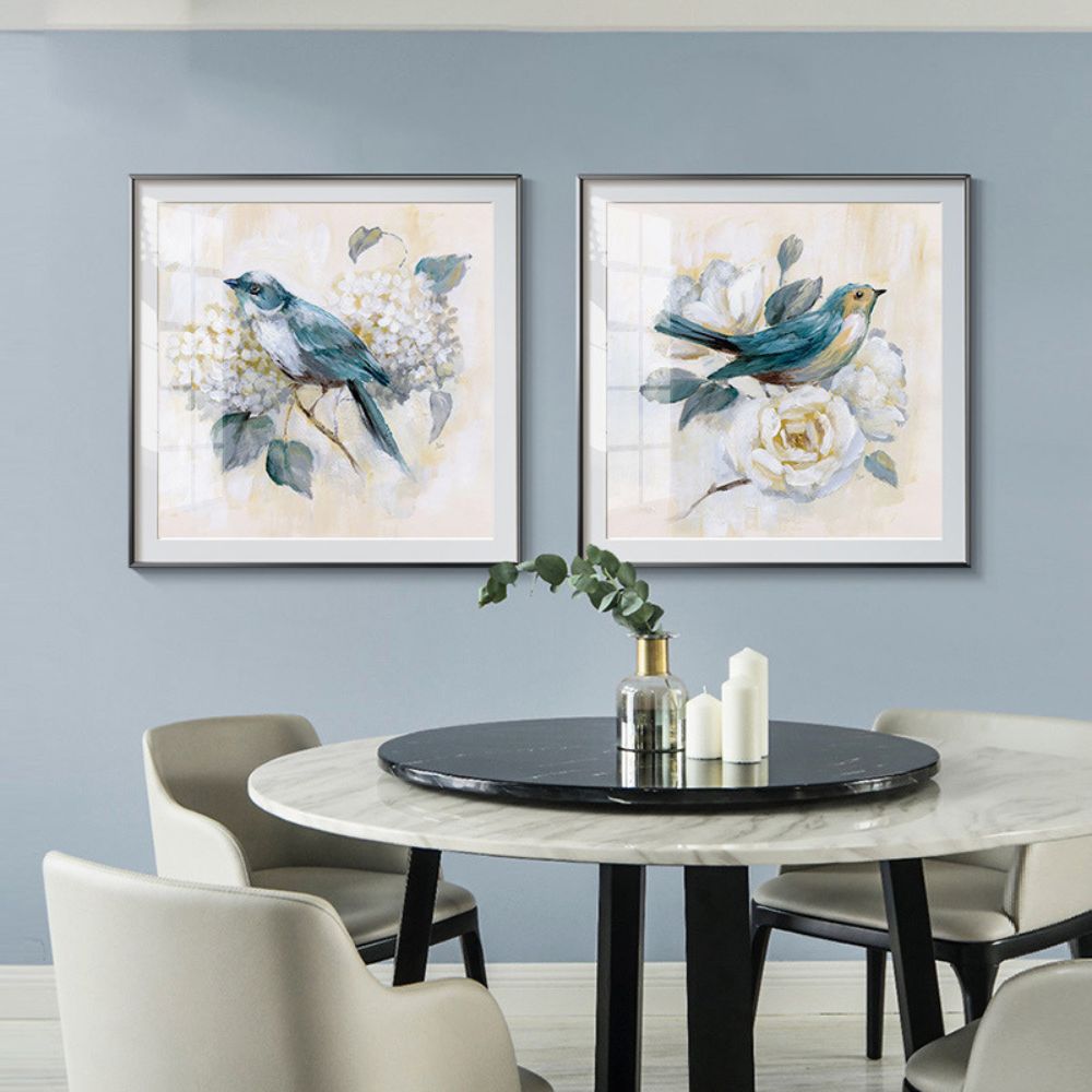 Bird and Flower No.2 Art Oil Painting Poster