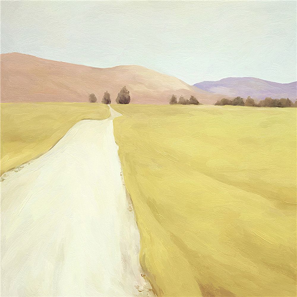 Calm Field No.2  Art Oil Painting Poster