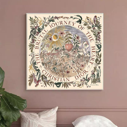 Boutique Journey Of the Hearth Scarf Dior Print Poster