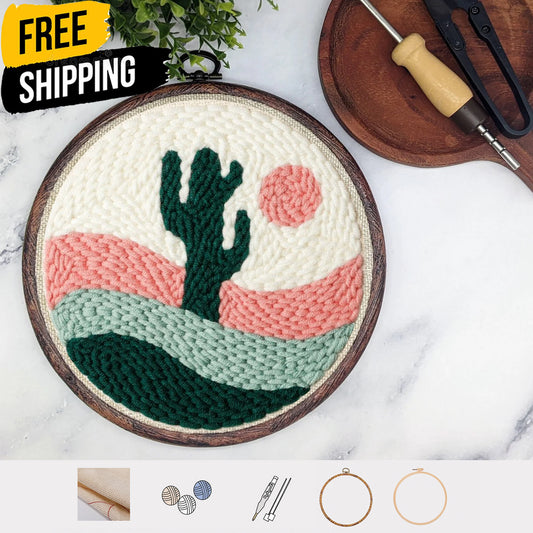 Beginner Punch Needle Kit Embroidery Craft Kit
