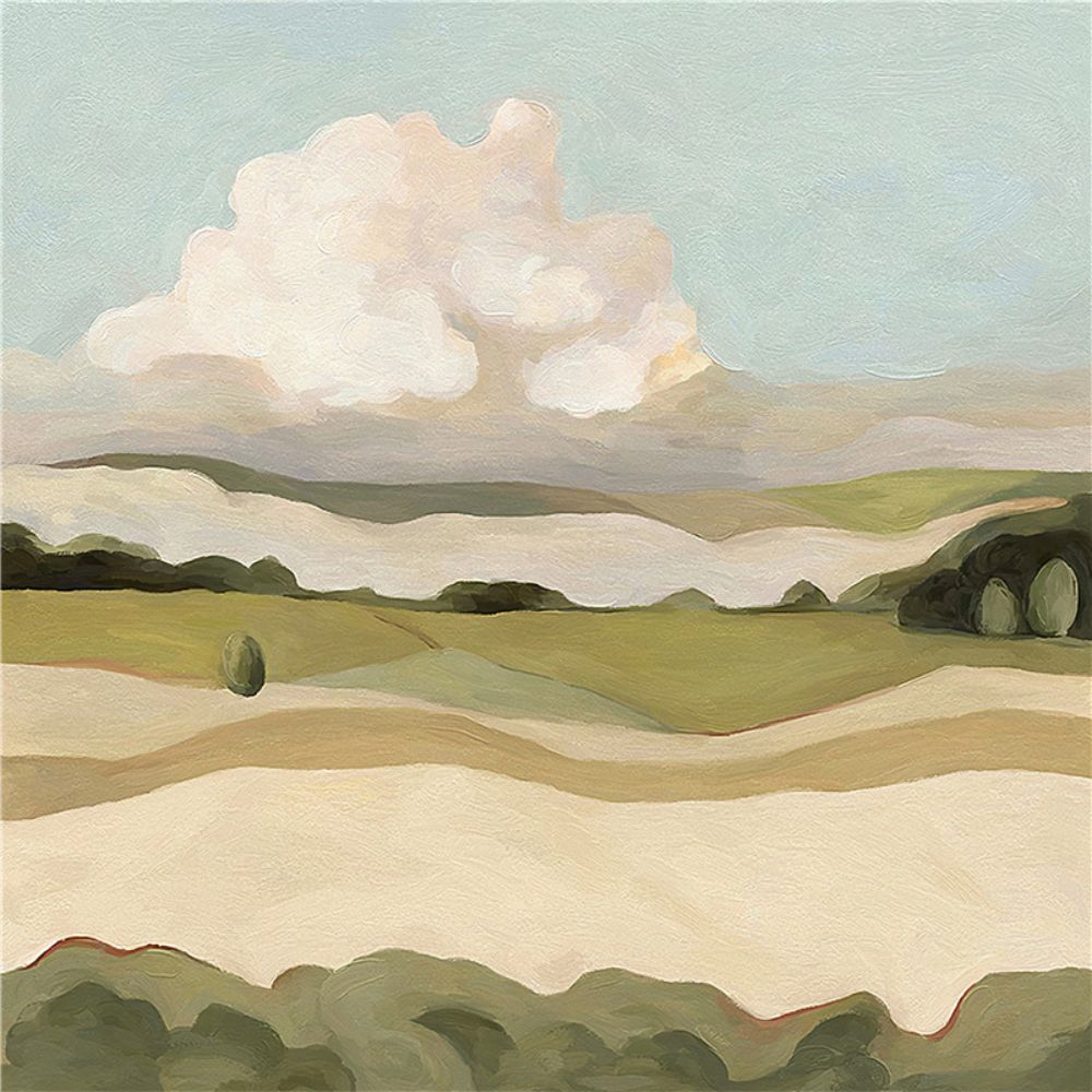 Calm Field N0.1  Art Oil Painting Poster