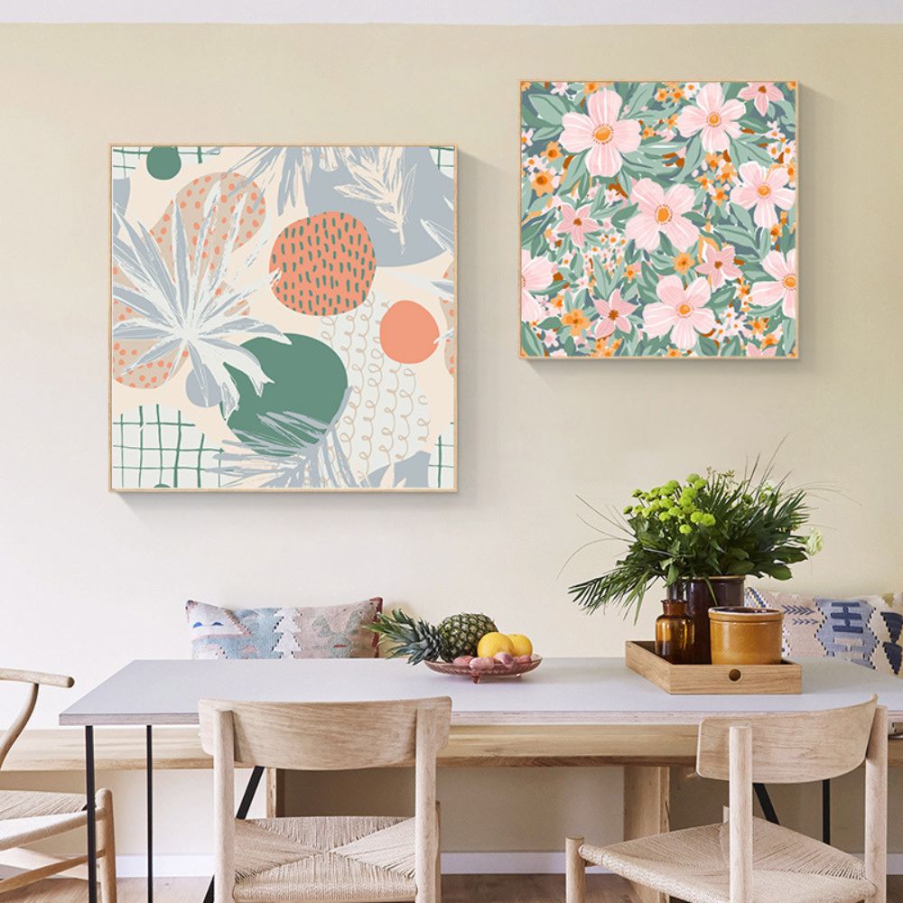 Flower Garden No.1 Art Painting Poster