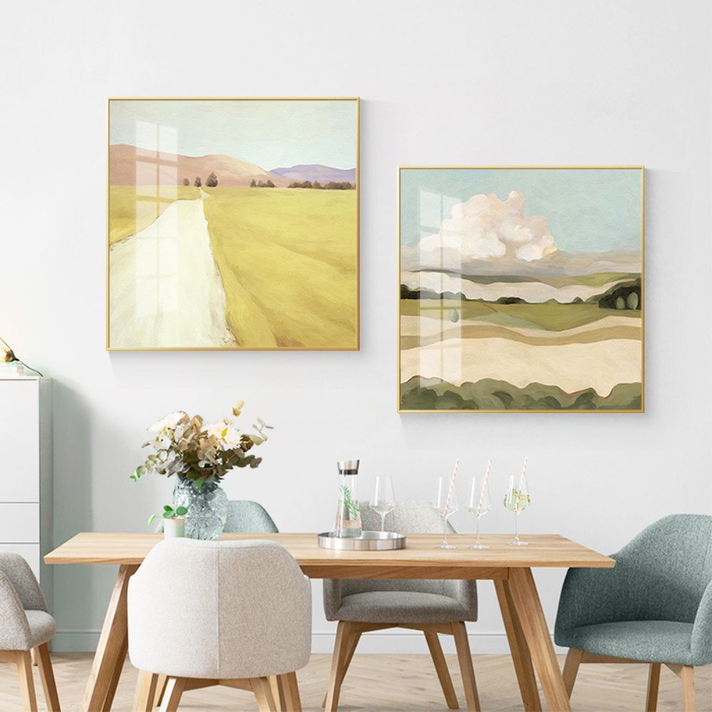 Calm Field No.2  Art Oil Painting Poster